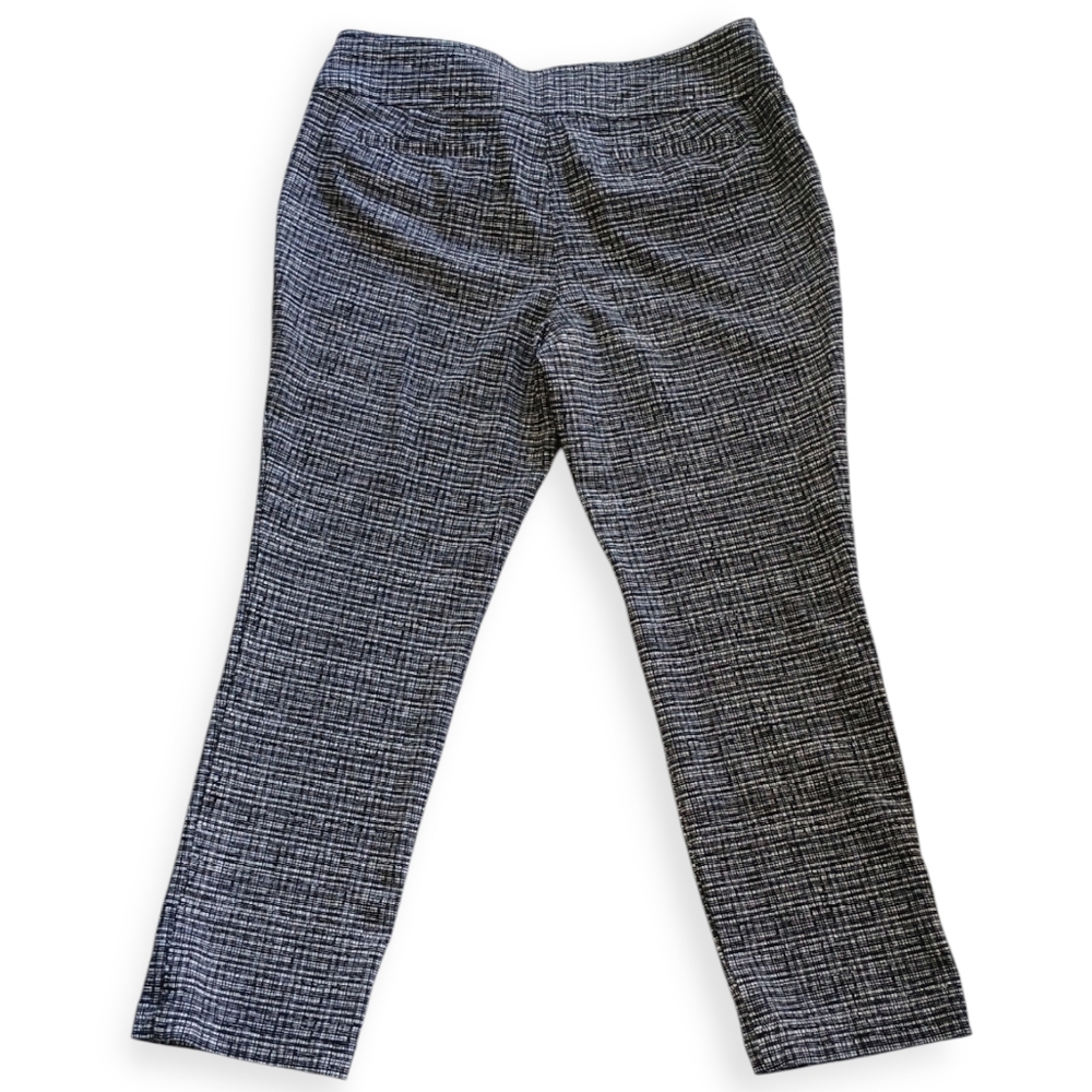 ANNE KLEIN WOMEN'S STRETCH DRESS CHECKERED PANTS. SIZE 10P. - Picture 9 of 15